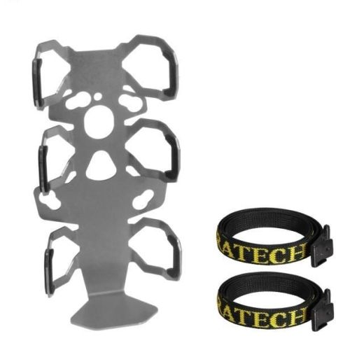 01-050-3218-0 ZEGA Pro/ZEGA Mundo Zubehoerhalterset Flaschenhalter einfach mit Touratech Aluminium Trinkflasche 0,6 Liter