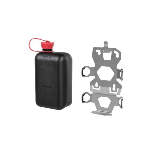 01-050-3412-0 ZEGA Evo support accessoires adaptateur jerrican de rechange avec jerrican de rechange Touratech 2 litres