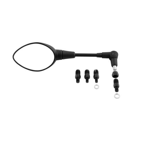 01-040-0760-0 Specchietto ripiegabile, regolabile in lunghezza per BMW F650GS/ F650GS Dakar/ G650GS/ G650GS Sertao/ F700GS/ F800GS(2013-)/F800GS Adventure/Husqvarna Nuda 900(R)/KTM 1090 Adventure/ 1190 ADV-R /1290 Super Adventure/ Yamaha Tenere 700