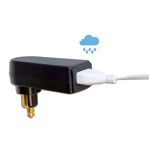 01-030-0230-0 Rechtwinkliger USB-A Ladestecker fuer DIN Steckdose Quick Charge, 3 Amp