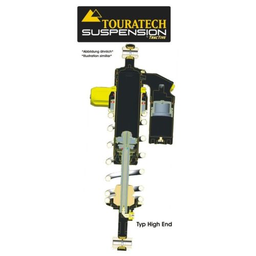 01-391-5870-0 Touratech Suspension ammortizzatore per Suzuki V-Strom 1000 dal 2014 Tipo Highend