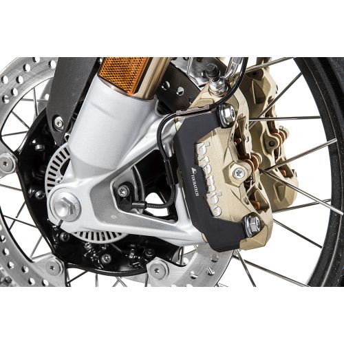 01-045-5498-0 Protection de l'etrier de frein a l'avant (jeu), noir, pour BMW R1200GS (LC)/ R1200GS Adventure (LC)