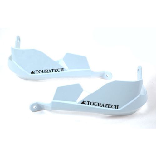01-040-6685-0 Touratech protege-mains GD avec kit de montage BMW F800GS jusqu'a 2012, guidon alu blanc