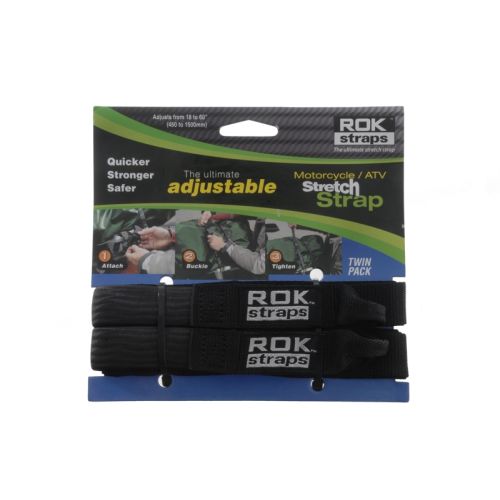 01-055-0411-0 Cinta para la moto STRAP IT™ Motorbike ajustable *negro*