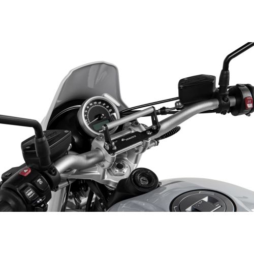 01-065-5411-0 GPS handlebar bracket adapter, adjustable, with M8x30 screws e.g. for Honda, Triumph