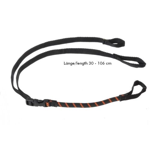 01-055-0422-0 Rokstraps Strap It™ Pack Adjustable *nero-arancia* 30-106 cm