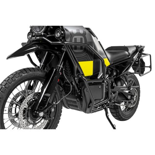 01-414-5163-0 Stainless steel fairing crash bar, black for Husqvarna Norden 901