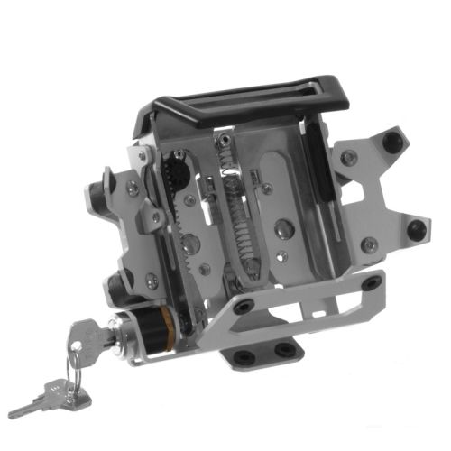 01-065-0600-0 Supporto a manubrio Garmin Montana/ BMW Navigator Adventure *con blocchetto serratura* *alluminio anodizzato neutro*