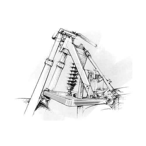 01-041-5875-0 Touratech Suspension *front* shock absorber for BMW R1150GS ADV from 2002 type *Level1*