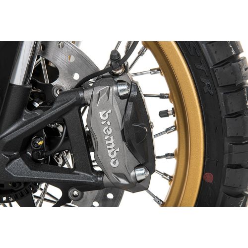 01-621-5172-0 Cubierta de la pinza portapastillas, negro para Ducati Scrambler a partir de 2015