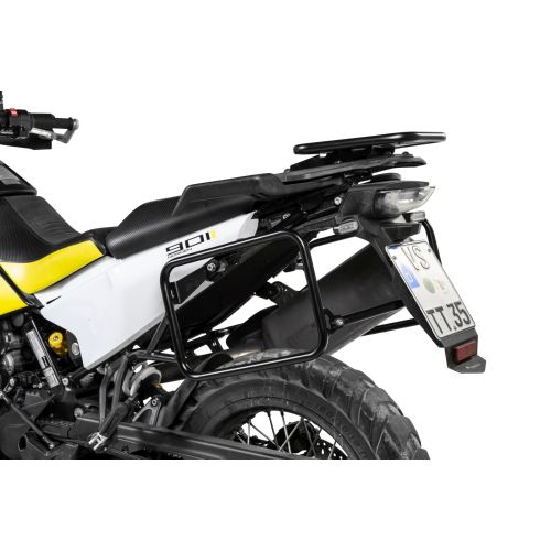 01-414-5560-0 Portabagaglio in acciaio inox, nero, per Husqvarna Norden 901, KTM 890 Adventure/ 890 Adventure R/ 790 Adventure / 790 Adventure R