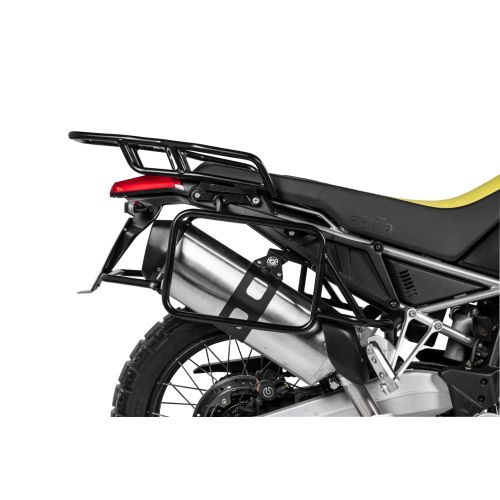 01-415-5560-0 Porte-bagages en acier inoxydable, noir pour Aprilia Tuareg 660