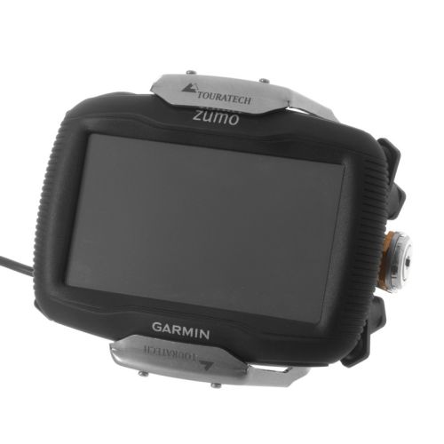 01-065-0771-0 Supporto a manubrio Garmin Zumo 340 / 345 / 350 / 390 / 395 V 3.0 *con blocchetto serratura*, nero