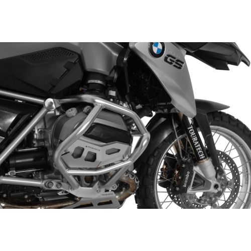 01-045-5130-0 Protezione cilindri in alluminio color naturale, per BMW R1200GS a partire dal 2013/ BMW R1200RT a partire dal 2014/ BMW R1200R da 2015/ BMW R1200RS