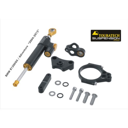 01-044-5858-0 Ammortizzatore di sterzo Touratech Suspension *CSC* per BMW R1200GS fino a 2012/R1200GS Adventure fino a 2013 +incl. Kit di montaggio+
