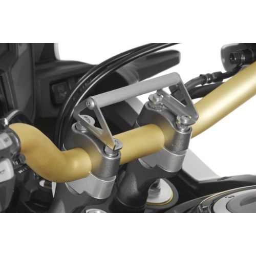 01-402-5411-0 Adattatore montaggio GPS su attacco manubrio con viti per regolazione manubrio 20 mm, Honda CRF1000L Africa Twin per navigatore satellitare