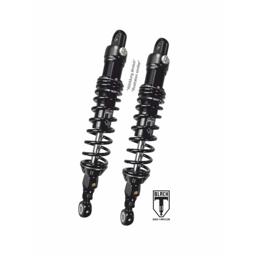 01-660-5813-0 BLACK-T Stereo Shock Set Stage2 per Harley Davidson FLHR Road King / Classic / FLTRX Road Glide 2015-2020 (lunghezza 13 pollici)