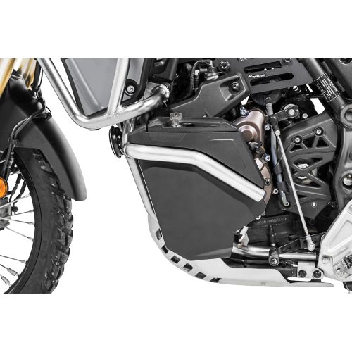 01-632-5166-0 Boîte a outils avec arceau de protection moteur - Kit de mise a niveau - gauche, inox pour Yamaha Tenere 700