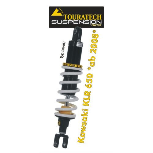 01-409-5860-0 Touratech Suspension shock absorber for Kawasaki KLR650 (2008-) Type Level1