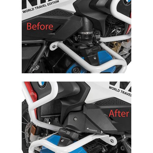 01-037-5495-0 Tappo di chiusura del valvola a farfalla (set), nero per BMW R1250GS/ R1200GS (LC) a partire dal 2017