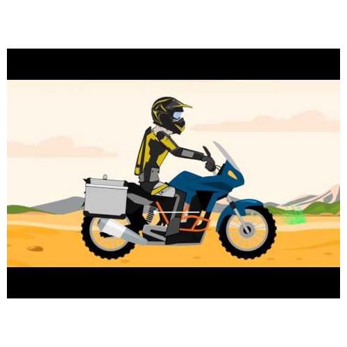 01-420-5882-0 Touratech Suspension shock absorber for Triumph Tiger 800 XC 2011-2015 type Level 2