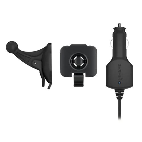 01-065-1410-0 Garmin staffa da autovettura con ventosa e connettore di ricarica per zumo XT e Tread