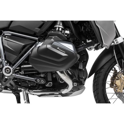 01-037-5132-0 Protection du cylindre en aluminium noir (jeu) pour BMW R1250GS / R1250R / R1250RS / R1250RT