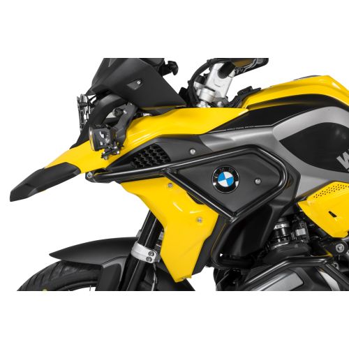 01-037-5163-0 Estribo de proteccion de acero inoxidable para el carenado, negro para BMW R1250GS/ R1200GS (2017-)