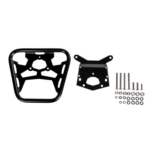 01-372-5456-0 Stelaż pod topcase ZEGA, stal nierdzewna, czarny do KTM 890 Adventure/ 890 Adventure R/ 790 Adventure/ 790 Adventure R