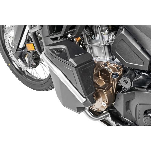 01-403-5166-0 Toolbox with engine crash bar NO DCT - complete - stainless steel for Honda CRF1100L Africa Twin / CRF1100L Adventure Sports