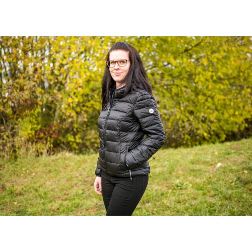01-200-1970-0P Giacca trapuntata con cappuccio Cortina, donna