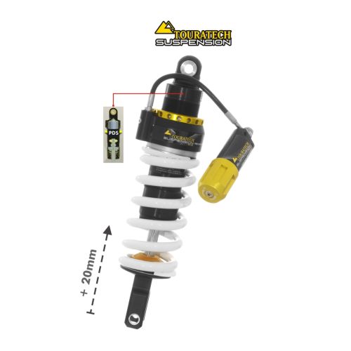 01-403-5862-0 Ressort-amortisseur Touratech Suspension pour la Honda CRF1100L Africa Twin a partir de 2020 Type Level2/PDS Haut +20mm