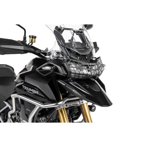 01-424-5095-0 Protection de phares a fixation rapide pour Triumph Tiger 1200 (2022-) *OFFROAD USE ONLY*