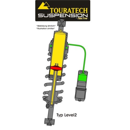 01-300-5882-0 Touratech Suspension shock absorber for BMW F650GS / G650GS (2009-) Type Level2