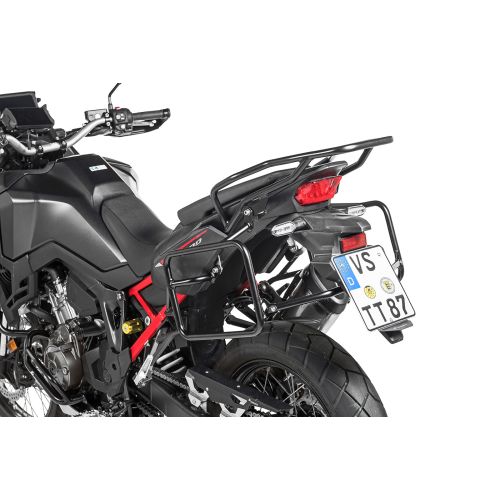 01-403-6560-0 Stelaż kufrow bocznych ze stali nierdzewnej, czarny do Hondy CRF1100L Africa Twin -2021