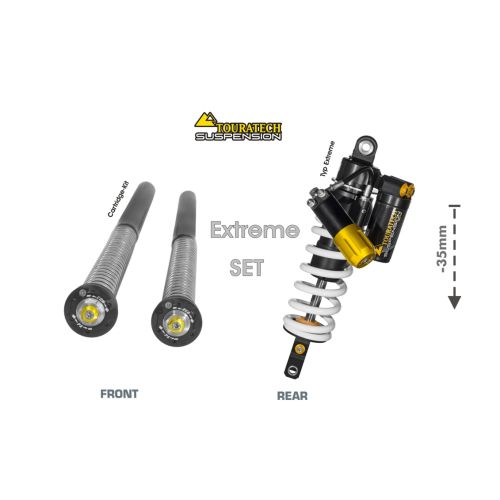 01-632-5867-0 Touratech Suspension WTE descenso -35mm Tipo Extreme para Yamaha 700 Tenere (2019-2024)