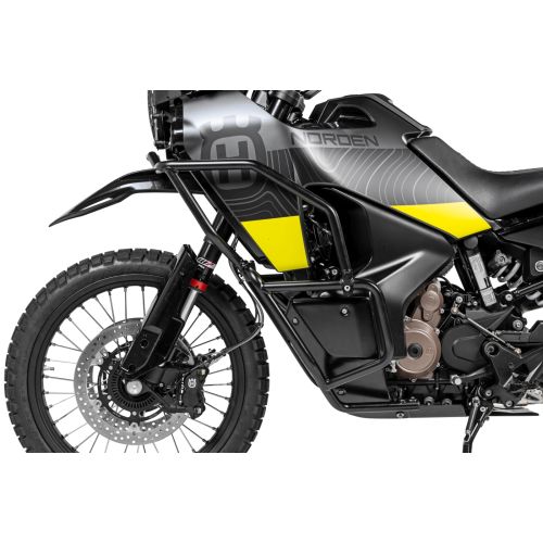 01-414-5163-0 Barra anticaduta della carenatura in acciaio inox, nero per Husqvarna Norden 901