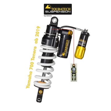 01-632-5870-0 Touratech Suspension Federbein fuer Yamaha 700 Tenere ab 2019 Typ Extreme