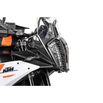 01-372-5096-0 Scheinwerferschutz mit Schnellverschluss fuer KTM 790/ 890 Adventure/ R (2023-) *OFFROAD USE ONLY*