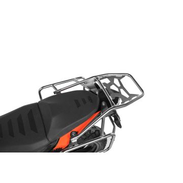 01-375-5457-0 ZEGA Topcasetraeger / Gepaeckbruecke, Edelstahl fuer KTM 390 Adventure
